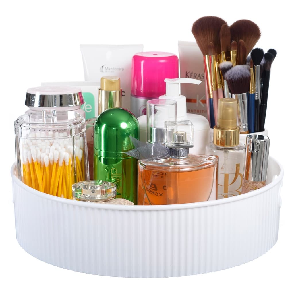Organizador Giratório Bandeja Cosmético Cozinha Banheiro / G