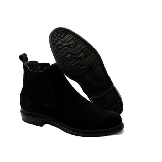Bota Masculina Country Botina Chelsea Masculina Em Couro Camurça