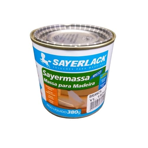 Massa Para Madeira 380g Sayermassa Sayerlack - CORES