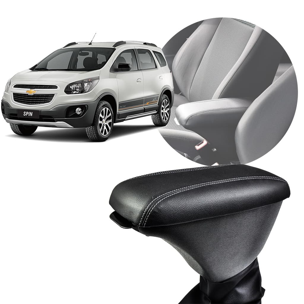 Apoio de braço chevrolet spin 2012/2020 descanço de braço