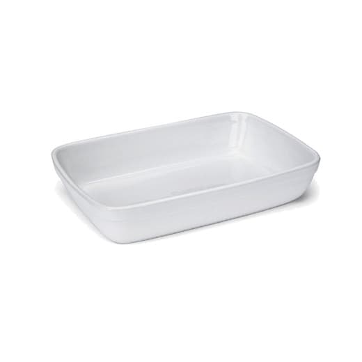 Travessa Refrataria De Porcelana Retangular Grande