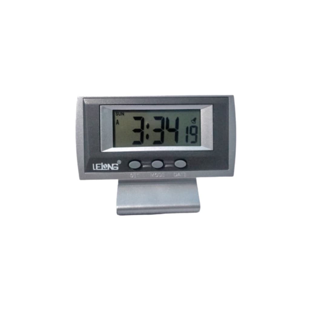 Relógio De Mesa Digital Calendário Cromômetro E Despertador Lelong LE-8115