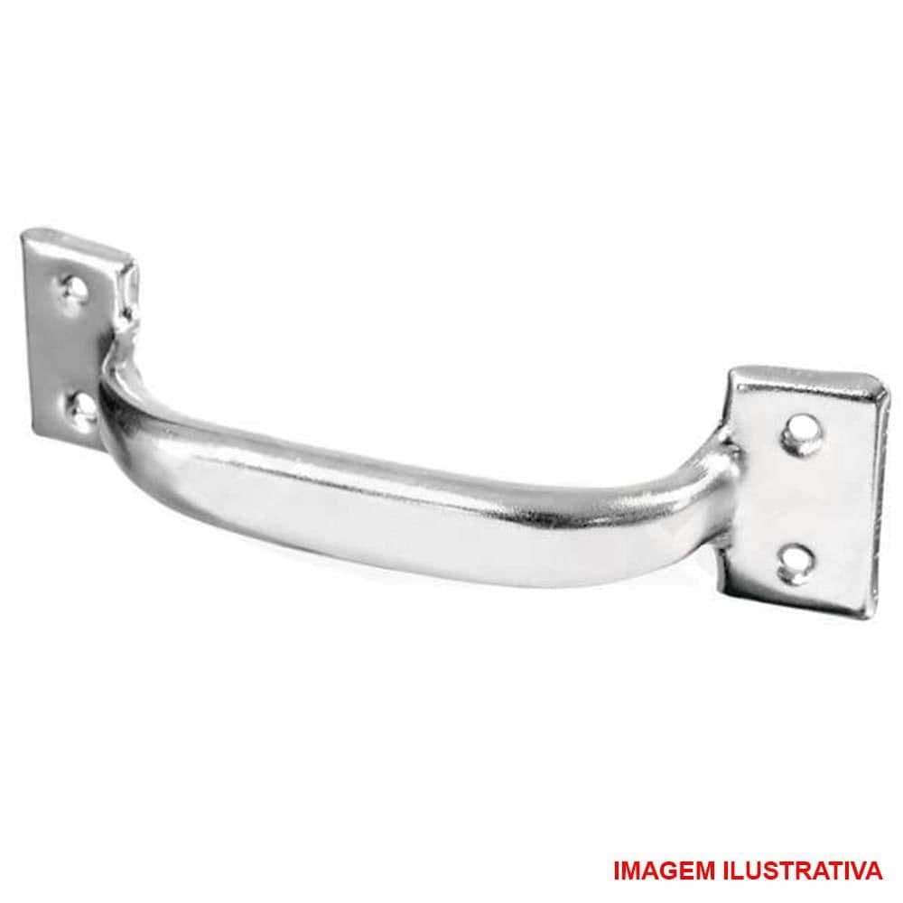 PUXADOR ALCA DE CHAPA ZINCADO 13CM SAO RAPHAEL