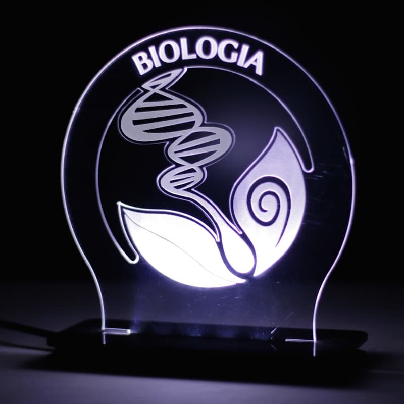 Luminária de Acrílico Biologia - Elood