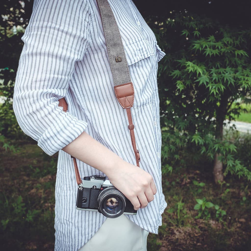 Alça Vintage Neck Strap, P/ Canon, Nikon, Sony