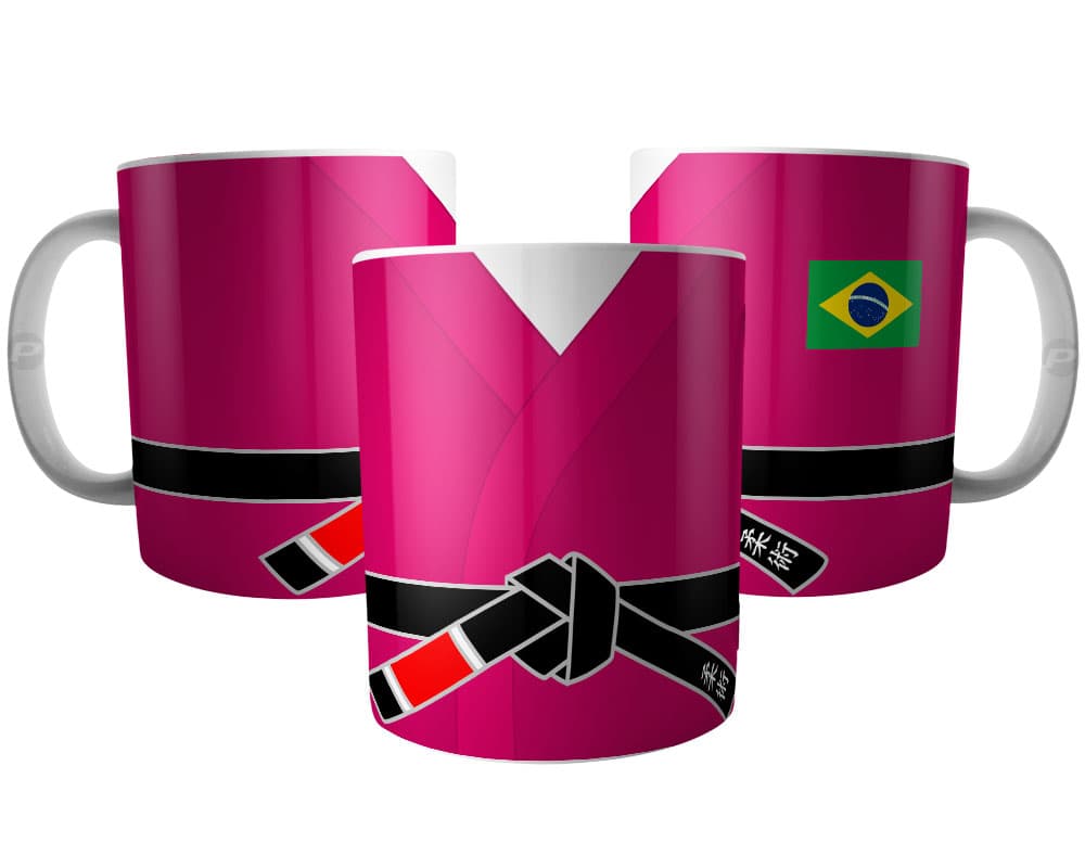 Caneca Jiu Jitsu - Kimono Rosa