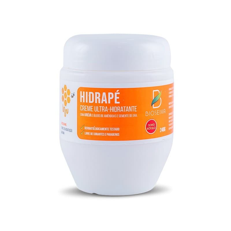 Creme contra rachaduras nos pés Hidrapé Bio Seiva 240g - ULTRA HIDRATANTE com ureia e mel