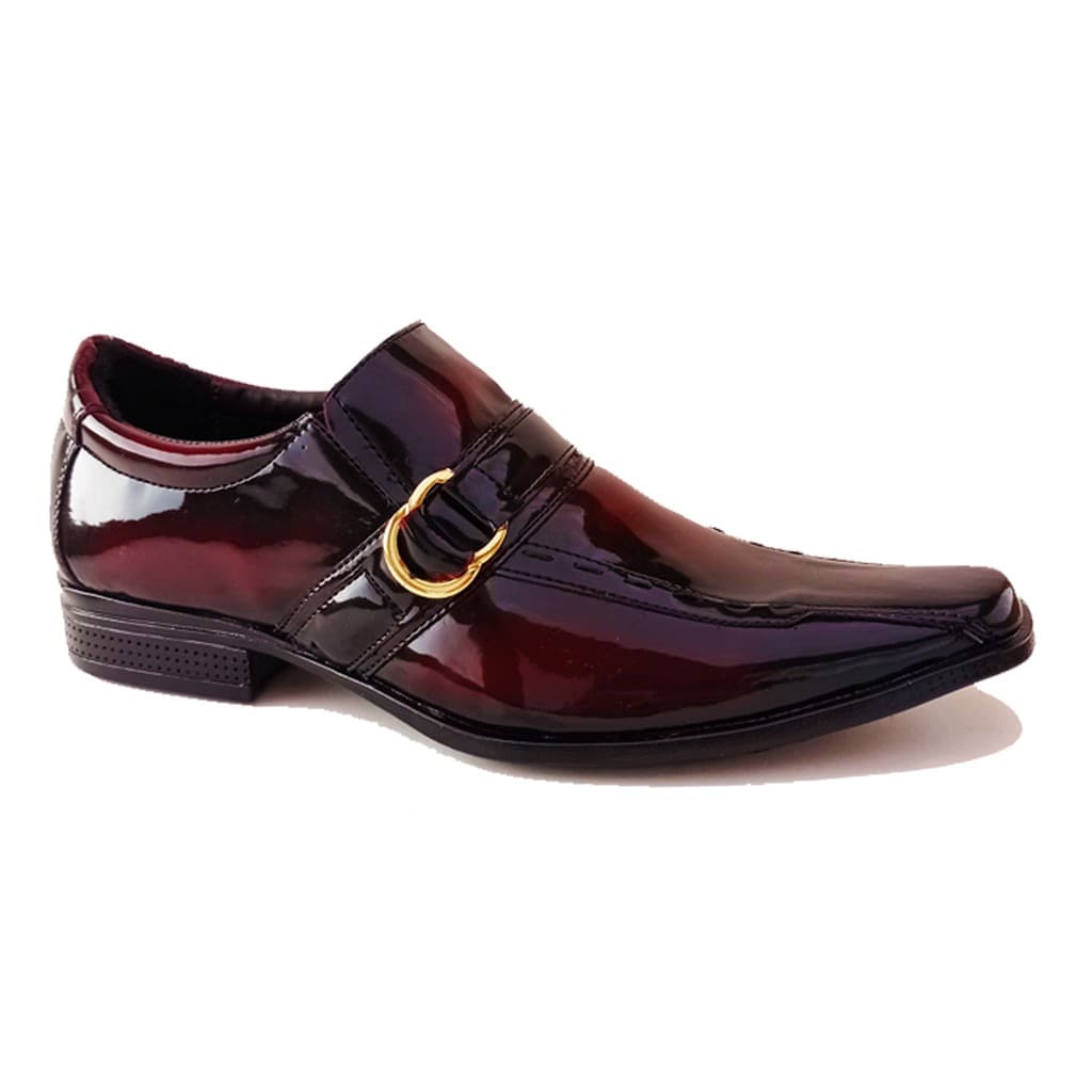 Sapato Social Masculino Vermelho Para Noivos Classic De Luxo