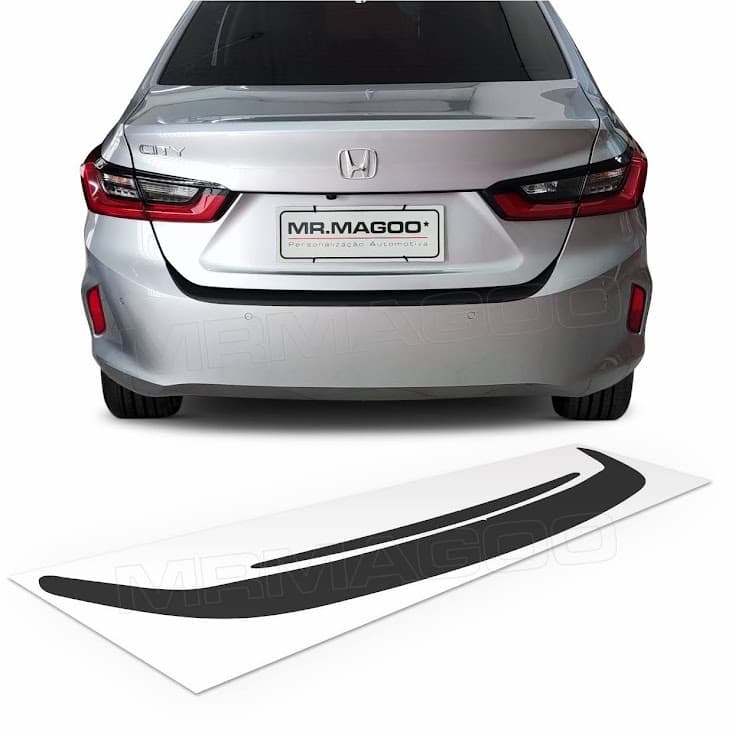 Soleira da Mala MRMAGOO NEW CITY SEDAN 2022 A 2025 Adesivo Proteção Acessórios para Carro