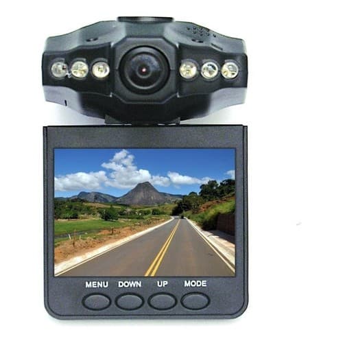 Câmera Segurança Veicular C/ Gravador Dvr Monitor 2,5 Lcd