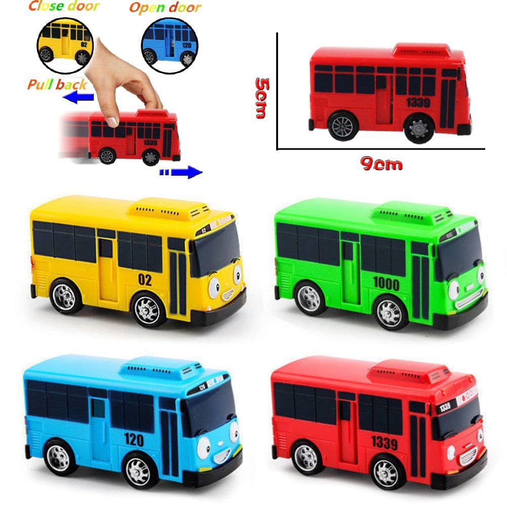 Desenho Animado TAYO Os Amigos do Pequeno Ônibus, Carros de Brinquedo Especiais com Fricção, Tayo Rogi Gani Rani, Presen