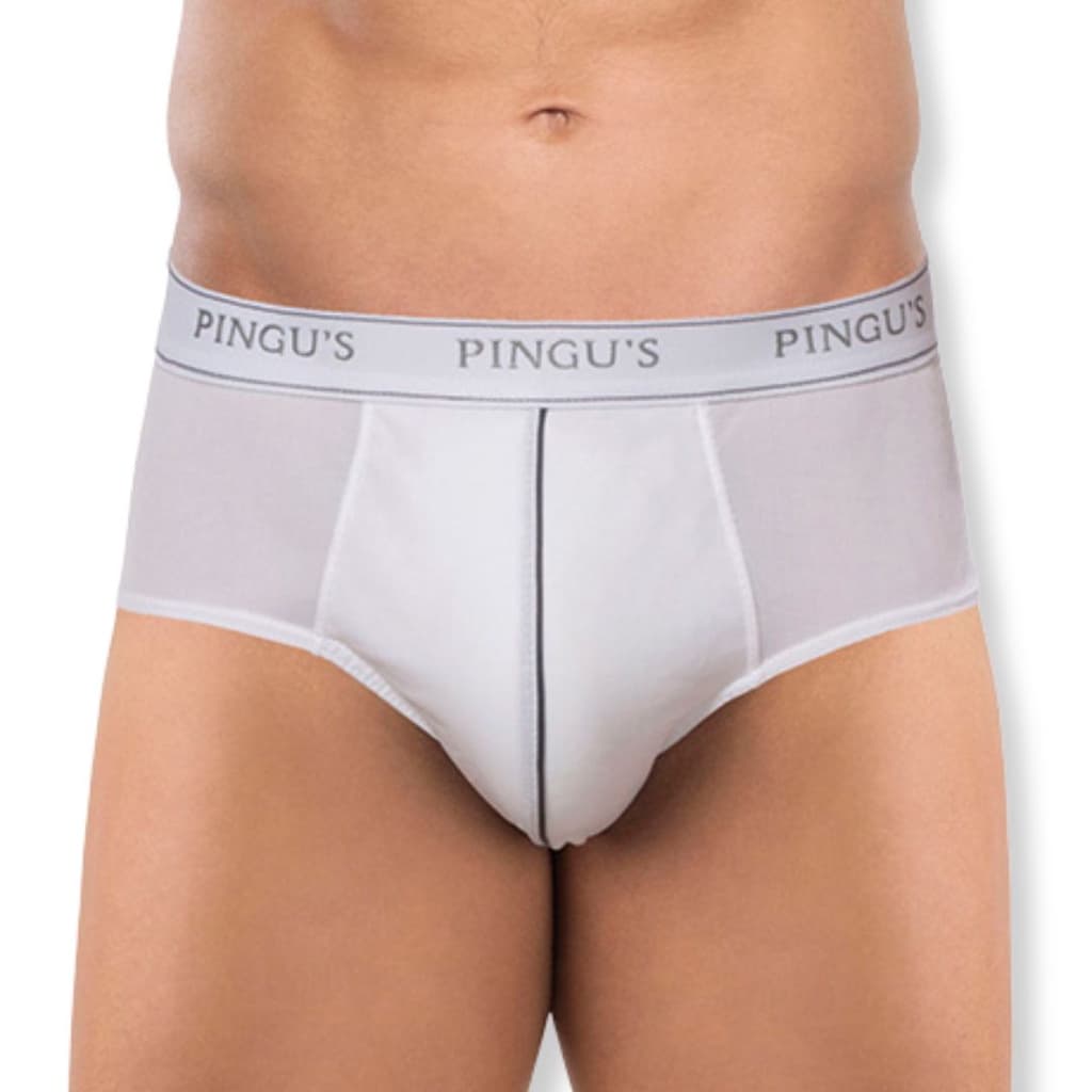Kit c/ 3 Cueca Slip de Poliamida Elástico Reforçado Pingus