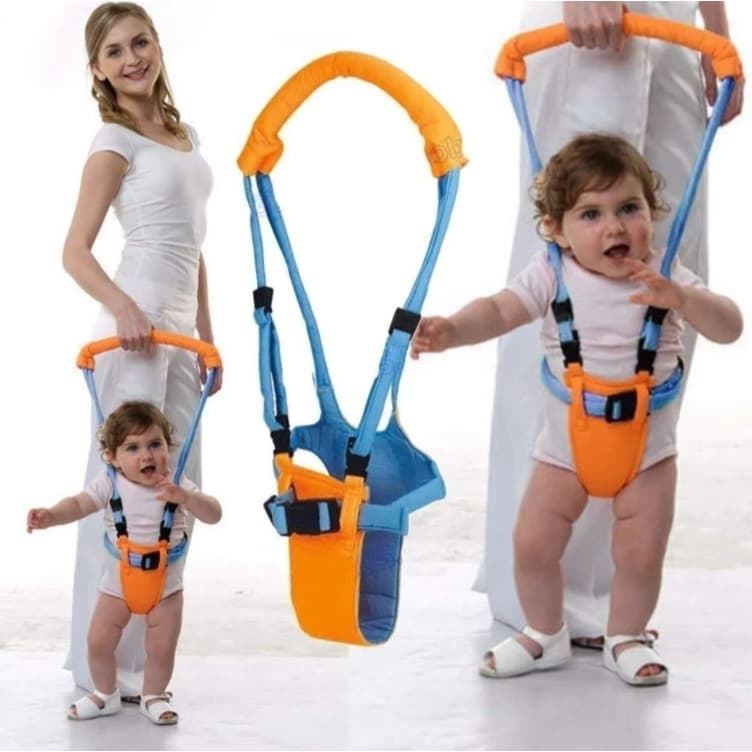 Andador Portátil Manual Suspenso Bebê Moon Walk Auxiliador