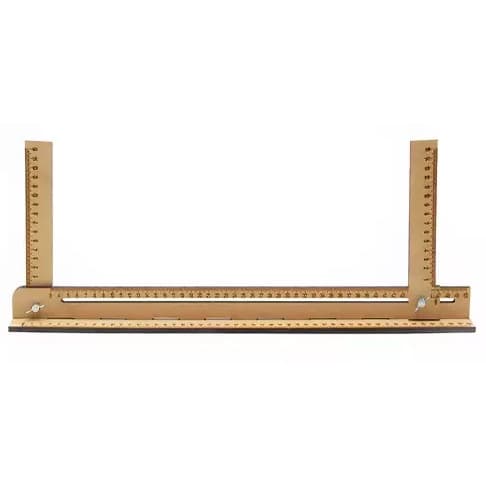 Régua Gabarito Cabelo de Boneca Grande até 50cm em MDF