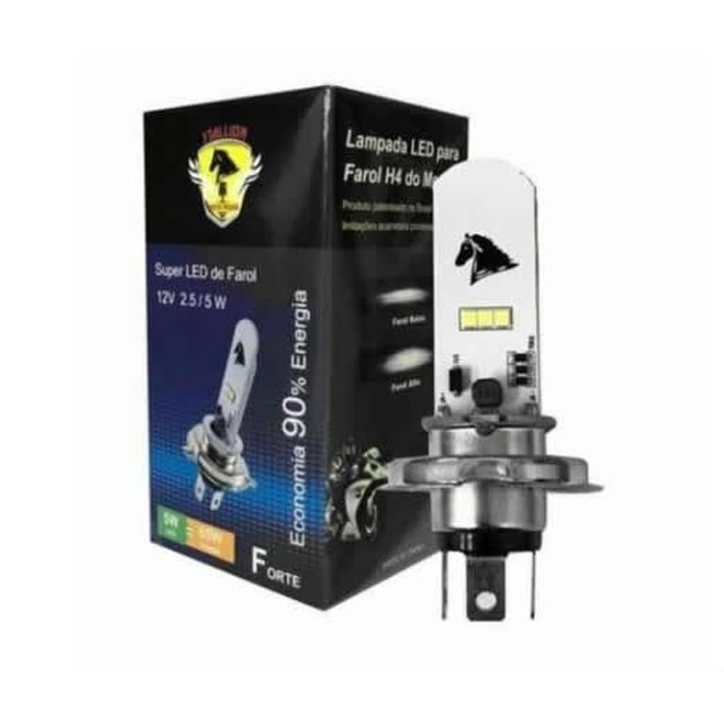 Lâmpada Led H4 Moto Carro ou Caminhão Cavalinho