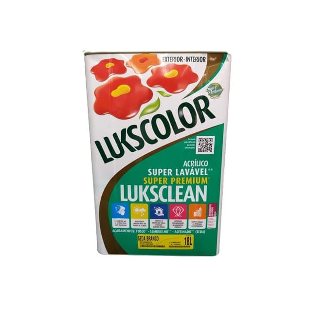 Tinta Toque de Seda Acetinado Aveludado Branco Super Lavável 18l - LKS