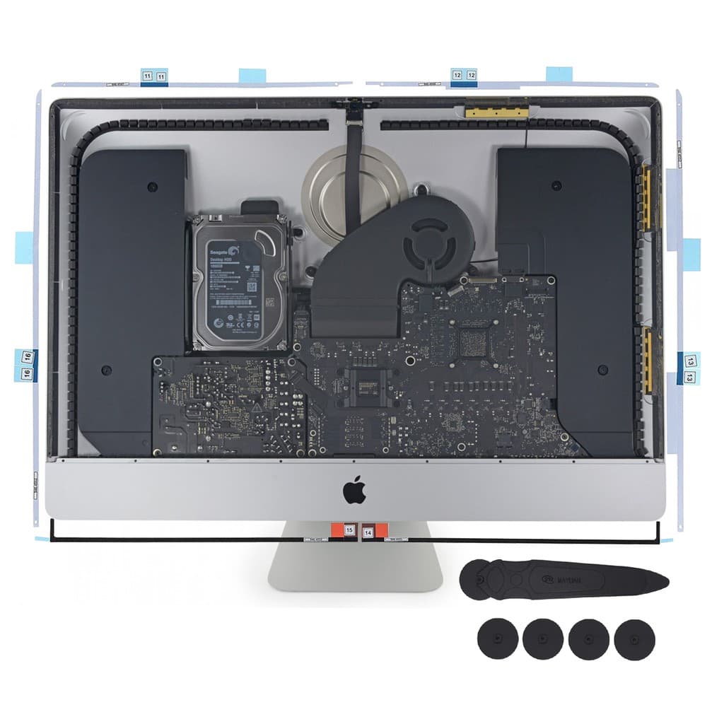 Kit Adesivos para Tela Display iMac A1419 27 Polegadas + Ferramenta Espátula