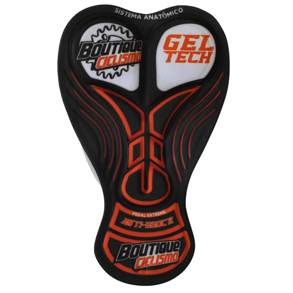 Pad Forro para Bermuda de Ciclismo Densidade 80 Com Gel Masculino