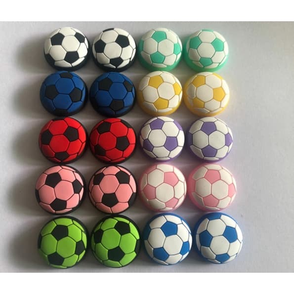 Par de Grip borracha Protetora de Silicone FIFA PES Futebol para Analógicos de Controles de PS5, PS4, Xbox Series, One e 360