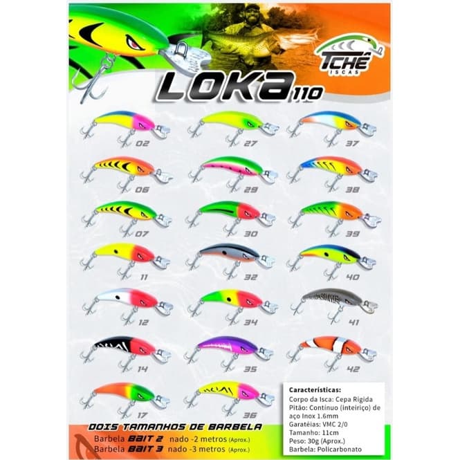 Isca Artificial Tchê Iscas Loka 110 Bait 2 – 11cm 30g