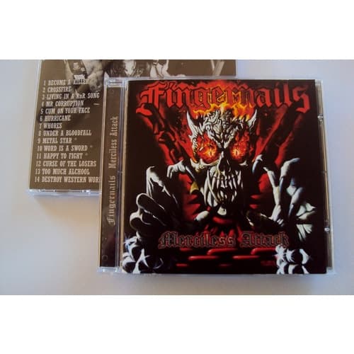 Cd Fingernails - Merciless Attack / Motorhead, Tank, Warfare