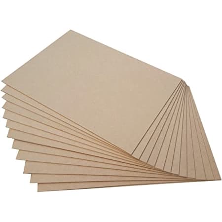 Chapa de Mdf 3mm artesanato 20 Und A4 Sulfite Oficio 21x29,7cm Placa - Quadros 20 Unidades