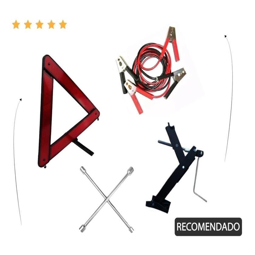 Macaco Automotivo Chave De Roda Cabo Chupeta Triangulo Seguranca Carro Volkswagen