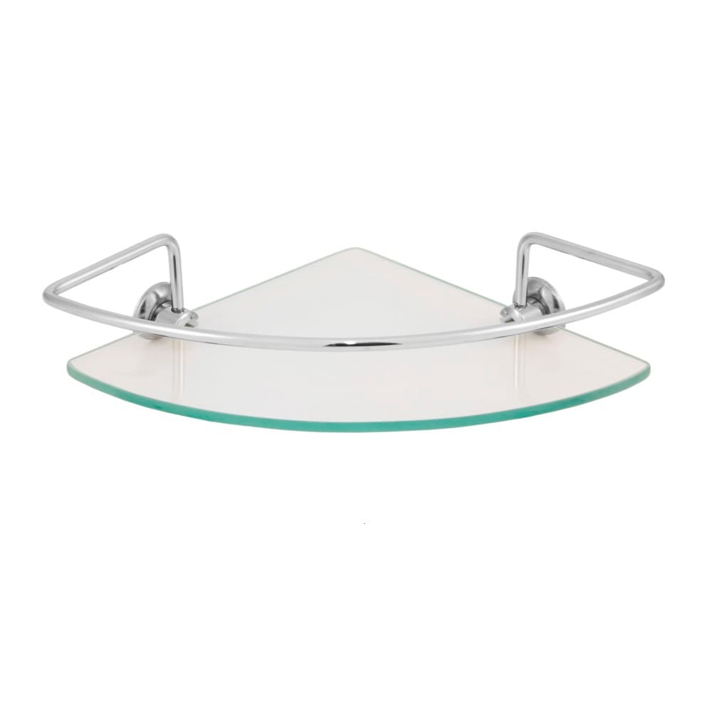 Suporte De Banheiro Shampoo Canto Vidro 6mm Porta Shampoo