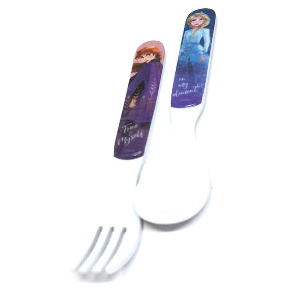 Conjunto Kit Talheres Infantil Garfo Colher Frozen 2