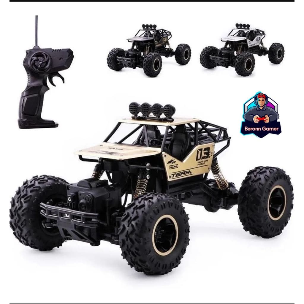 Carro De Controle Remoto Rock Crawler Cores Variáveis.