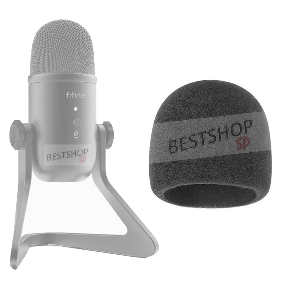 Espuma Capinha microfone Fifine K678 - filtro pop-filter antirruído