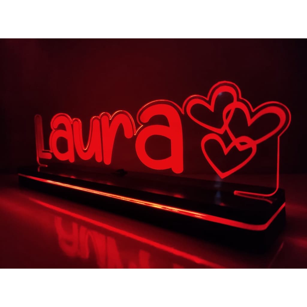Abajur Luminária Personalizada Criança Nome