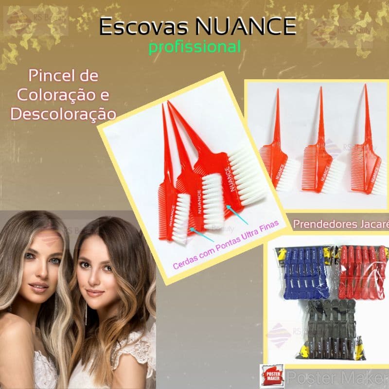 Pincel e Prendedor Nuance
