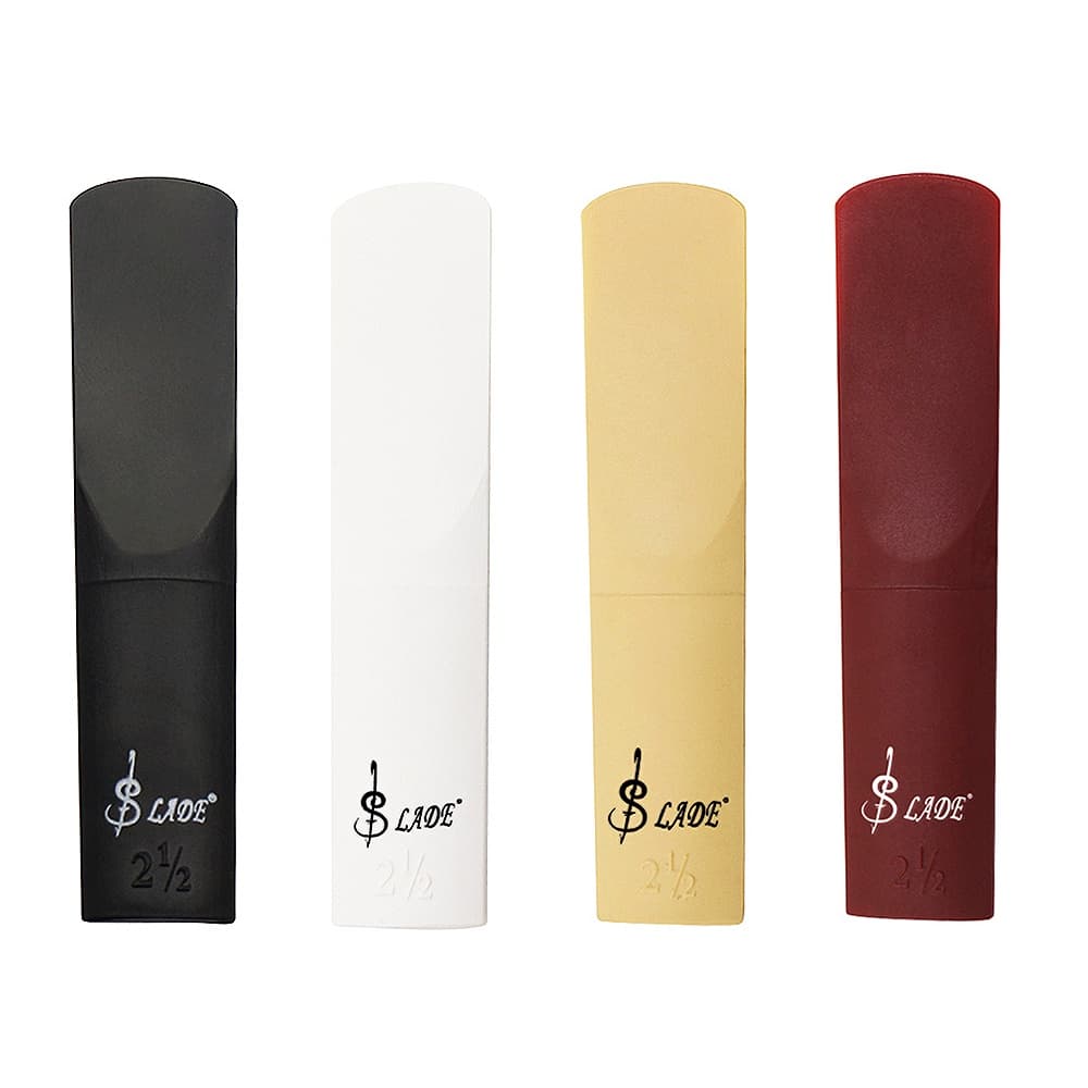 Palhetas De Resina Para Saxofone Alto Força 2.5 Acessórios-Vermelho