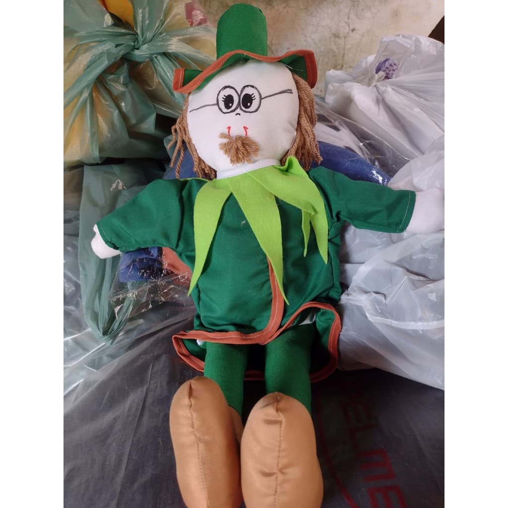 Boneco de pano - Visconde de Sabugosa - Turma da Emilia