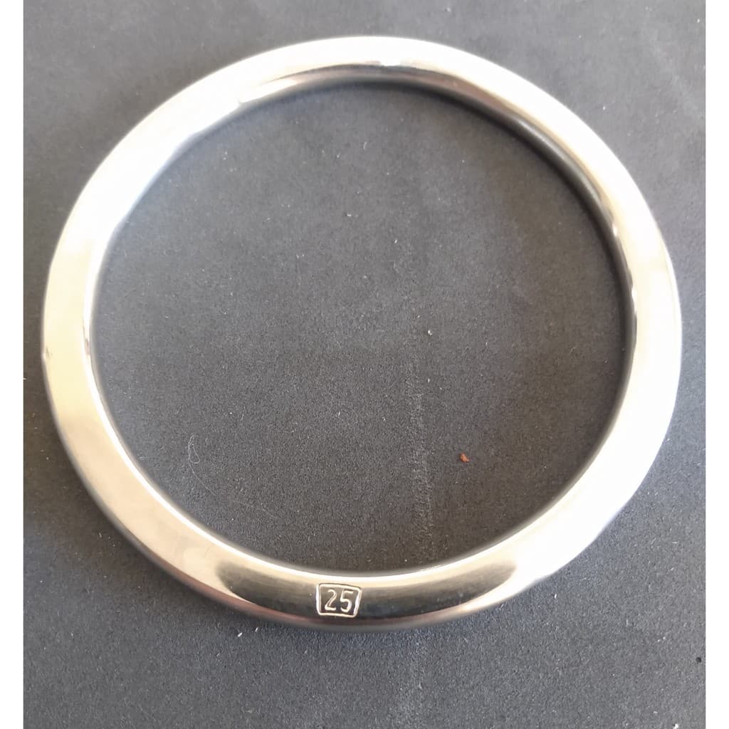 Argola Chata Nº 25 em Aço Inox