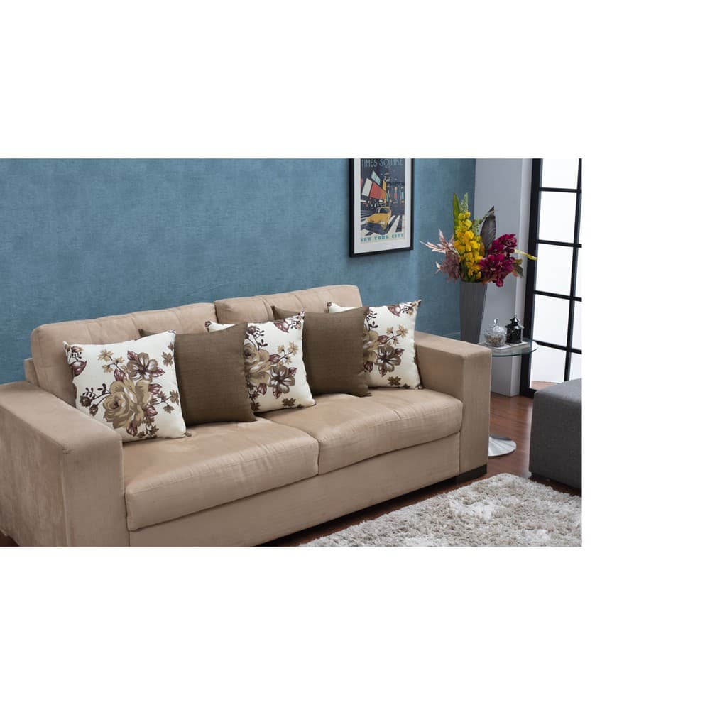 Kit C 5 Capas De Almofadas Decorativas Lisas e Estampadas  45X45