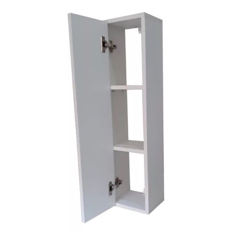 Armário c\Porta Nicho Mdf Branco Banheiro Quarto Toalha Decoração mdf