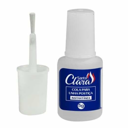 Cola P/Unha Postiça Santa Clara C/Pincel 5g
