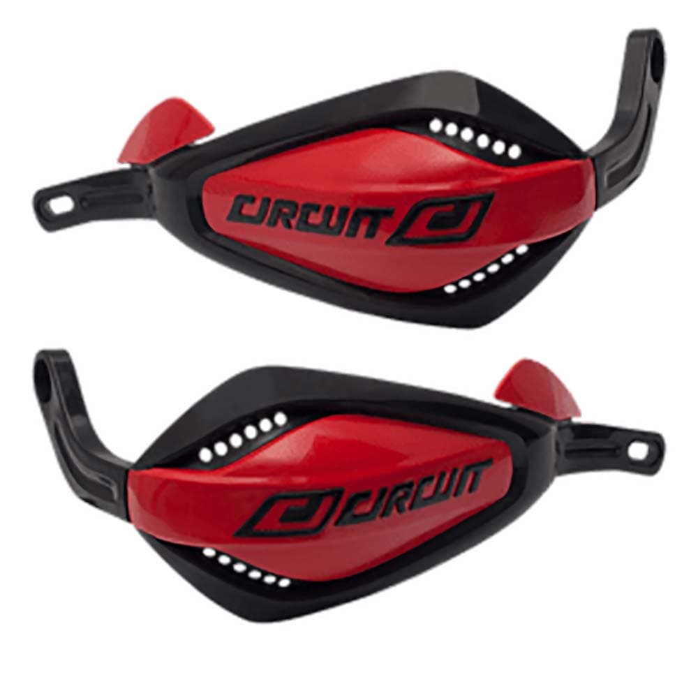 Protetor de Mão P.4 pro taper para guidões Fat Bar preto com vermelho - Circuit
