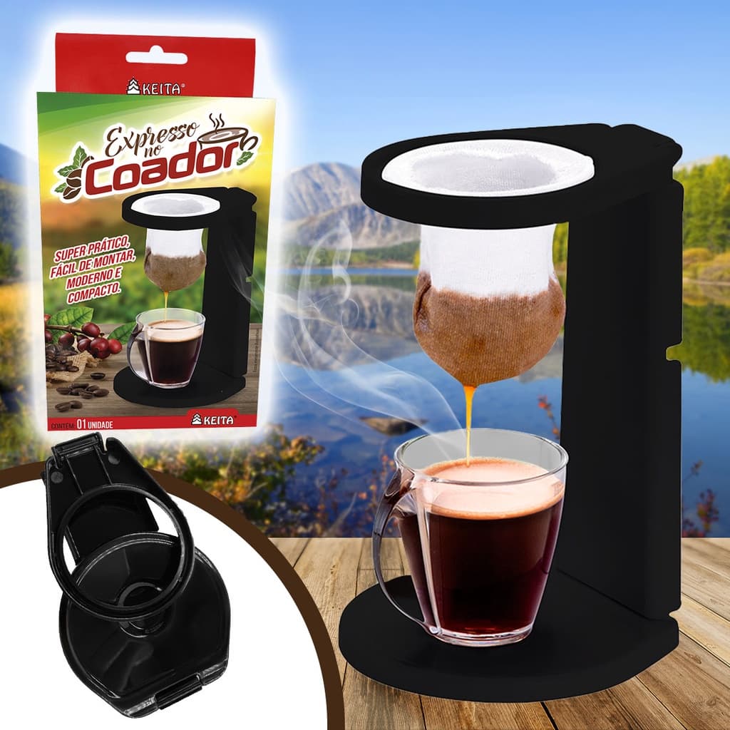 Suporte Com Coador Dobravel Individual Expresso