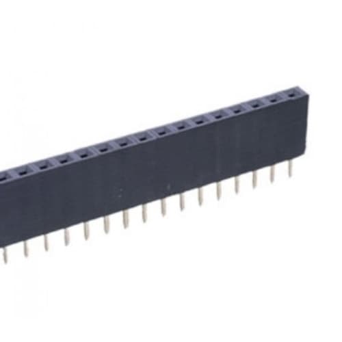 Kit 20 Peças Barra De Pinos Fêmea 1x20 Passo 2,54mm Mci 180graus
