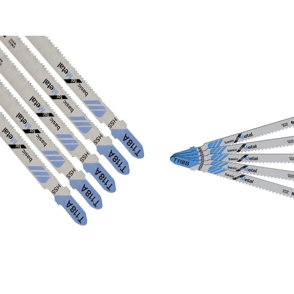 Kit 5 Lâminas Serra Tico-tico Metal T118a