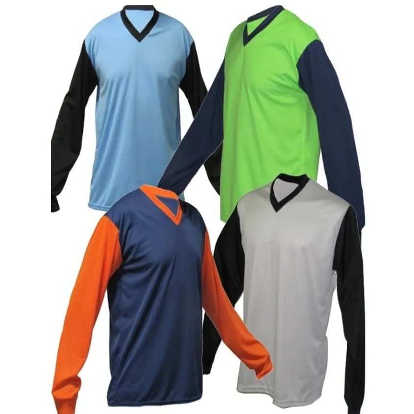Kit de Goleiro contendo 1 camisa de cor sortida +1 Calça de goleiro+1 par de meiões profissional