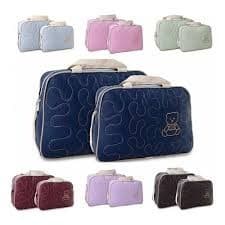 Kit Bolsa Maternidade Bebê Mave Baby Mel bege unixex