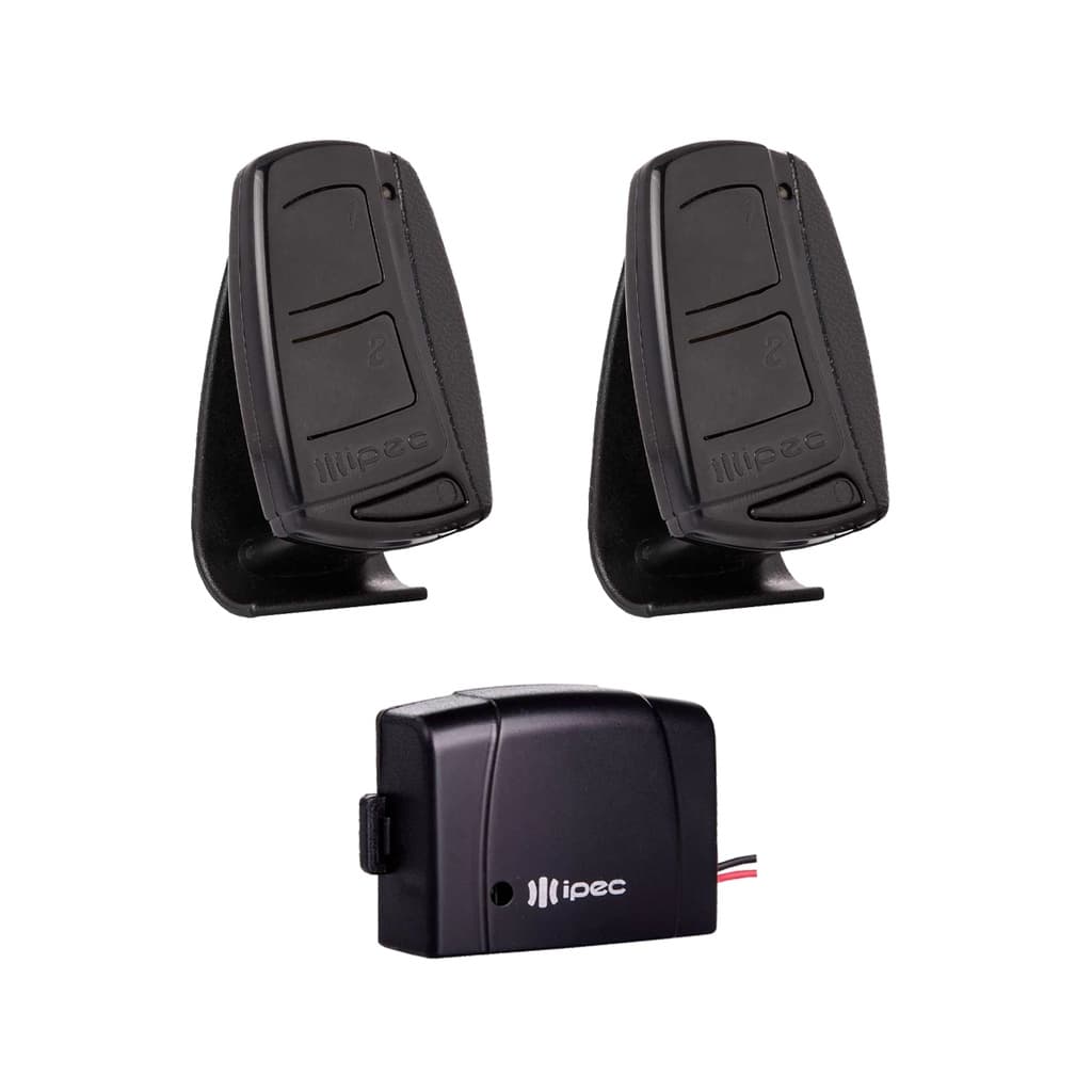 Kit 2 Controles Portão Eletrônico Ipec Top + 1 Tx Car Mini Ipec 433,92 Mhz PPA RCG Garen SEG Unisystem Acton