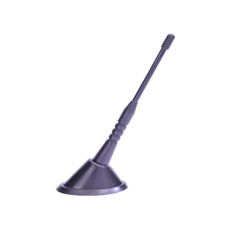 Antena Decorativa Haste Curta Teto Carro Preta Universal