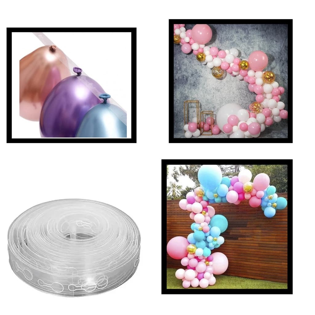 balões suporte para arquiar balões suporte para desenhos balões decoração de festa fita de 5 metros