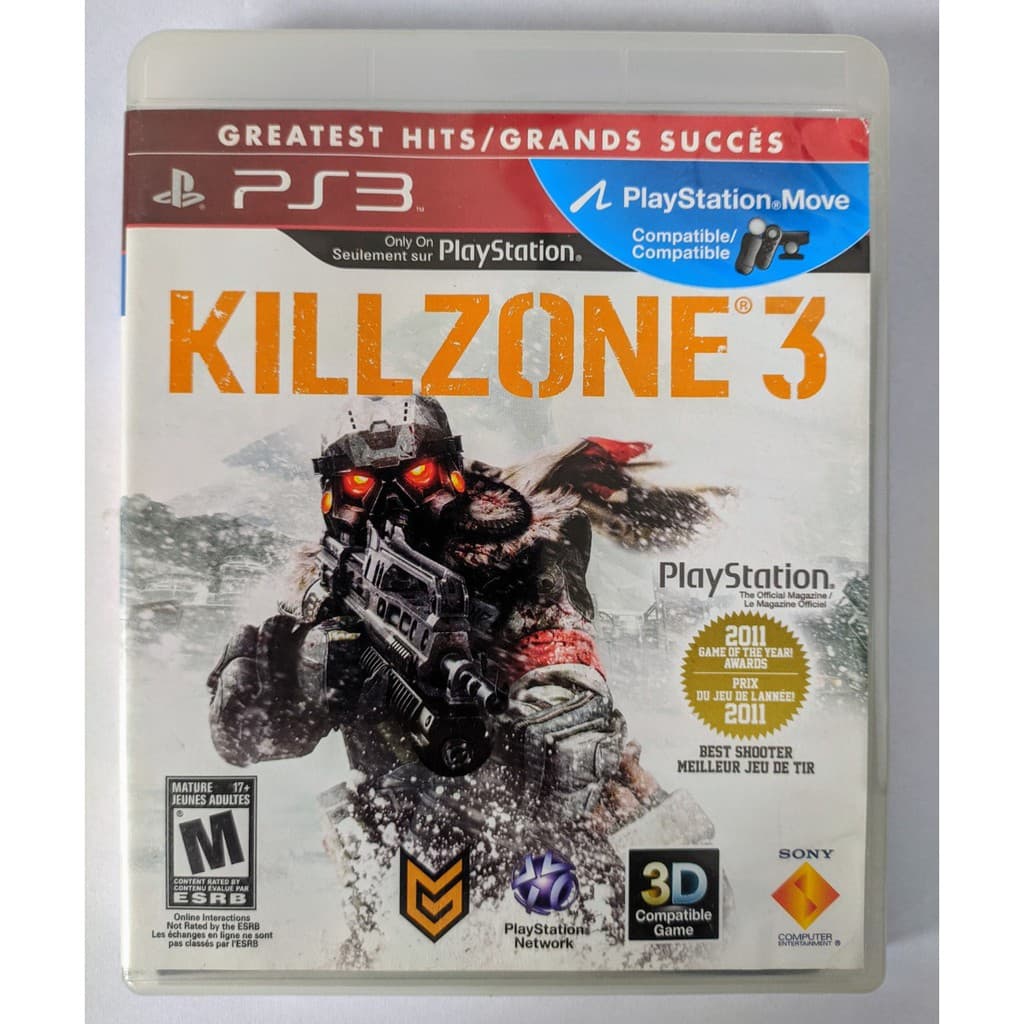 Killzone 3 Original Mídia Física Ps3 - Envio Imediato