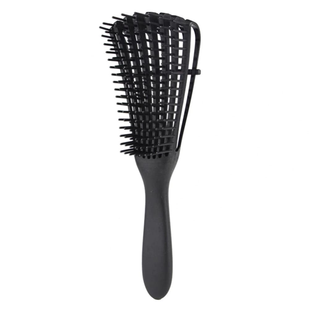 Escovas para aplique e cabelos cacheados - escova Polvo, Escova pente gota, escova raquete, pente garfo